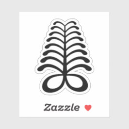 アディンクラ・シンボル（忍耐）ビニールステッカー シール