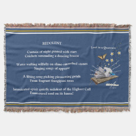 アディ失ったエラ・アコーの装飾によるQuatrain スローブランケット