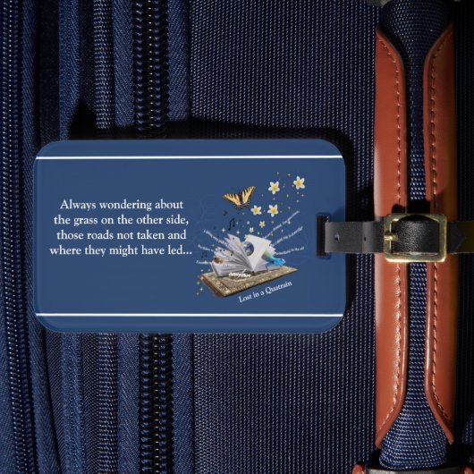 アディ失ったエラ・アコー荷物タグによるQuatrain ラゲッジタグ (正面インサイチュ4)