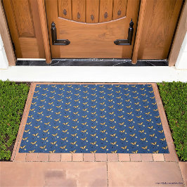 アディ失ったエラAkooによるQuatrain - Door Mat ドアマット
