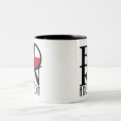 アディ生まれソンテキサス州 ツートーンマグカップ (中央)