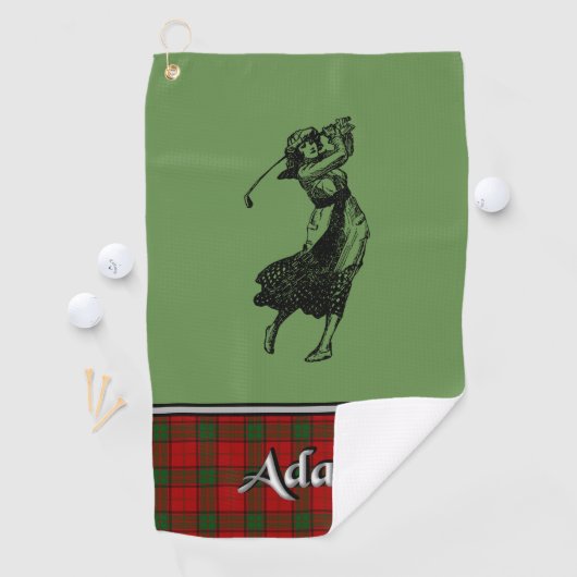 アデイアタータンチェックゴルフタオルザーズ ゴルフタオル (インサイチュ)