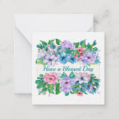 アデイ賛美フローラノテカード ノートカード (正面)