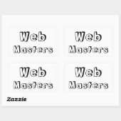 アデシボWebマスターズ 長方形シール (シート)