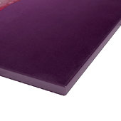 アデニムピンクの花フローラグラジエントバイオレット カッティングボード (角)