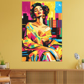 アデポップ・アートのレ・ブロッホ・バウアーのアートビジョン キャンバスプリント (インサイチュ (リビング))