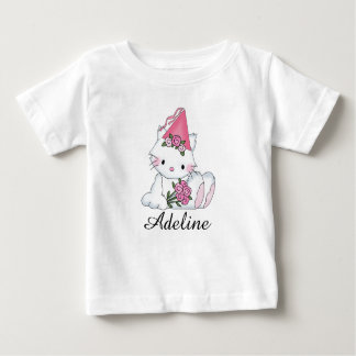 アデラインのパーソナライズされたベビー ベビーTシャツ