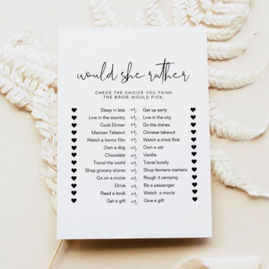 アデラミニマルは、むしろブライダルのゲームカード 招待状