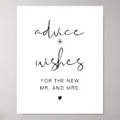 アデラ ミニマルなアドバイス＆ウィッシュ サイン (正面)