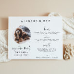 アデラ モダン1 フォト ペット シグネチャー ドリンク バー サイン<br><div class="desc">このシグネチャードリンクの看板は、1つの写真枠、エッジの効いた手書きフォント、そしてモダンなミニマルデザインが特徴です。イベントに合わせてフォントと背景色を簡単に変更できます。この看板は、結婚式の新婦と新郎、子供たち、または愛するペットの写真を追加するのに最適です。右側の追加のバー情報は、ドリンクのオプションをすべて表示するイベントで1つの看板だけを使用するのに最適です。</div>