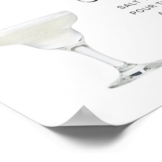 アデラ モダン ミニマリスト マグリタ バー サイン (角)