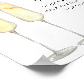 アデラ モダン ミニマル ブライダル ダイキリ アワー ポスター (角)