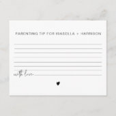 アデラ 現代の育児アドバイスとヒントのカードゲーム エンクロージャーカード (正面)