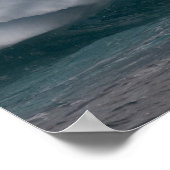 アデリーペンギンが海ポーレットにダイビング ポスター (角)