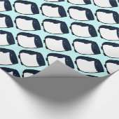 アデリーペンギンの包装紙 ラッピングペーパー (角)