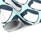 アデリーペンギンの包装紙 ラッピングペーパー (ロールコーナー)