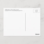 アデリーペンギンネストポストカード ポストカード (裏面)