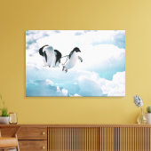 アデリーペンギン南極 キャンバスプリント (インサイチュ (リビング))