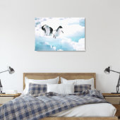 アデリーペンギン南極 キャンバスプリント (インサイチュ (寝室))