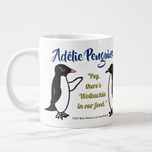 アデリーペンギン20オンスRoseWritesによるマグ ジャンボコーヒーマグカップ