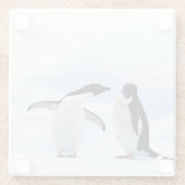 アデリーペンギン ガラスコースター (裏面)