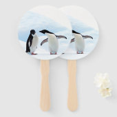 アデリーペンギン ハンドファン (正面&裏面)