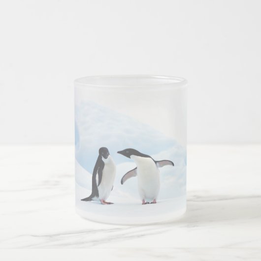 アデリーペンギン フロストグラスマグカップ (中央)
