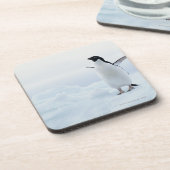 アデリーペンギン、南極大陸 コースター (左側)