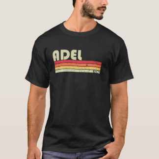 アデルアイアイオワおもしろいシティホームルーツレトロ70s 80s tシャツ