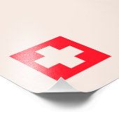 アデルボデンスイスのスキー旅行ポスター フォトプリント            (角)