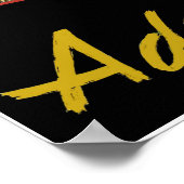 アデルボデン，スイス，スキー旅行ポスター ポスター (角)