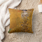 アデル・ブロッホ・バウアーのグスタフクリムトによるポートレート1907 クッション (ブランケット)