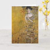 アデル・ブロッホ・バウアーのグスタフクリムトによるポートレート カード (黄色い花)