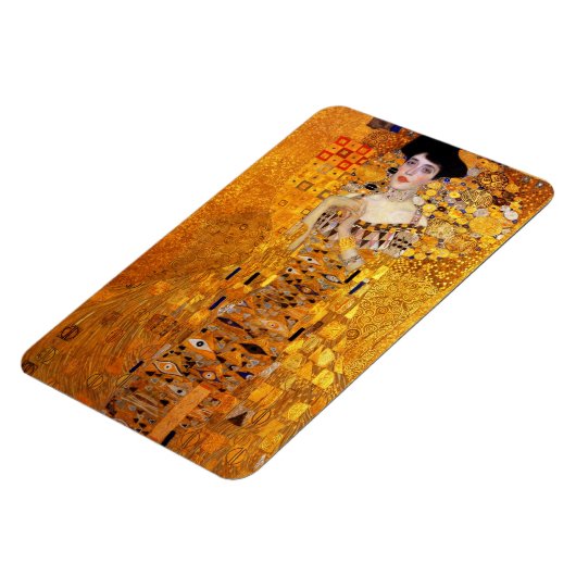 アデル・ブロッホ・バウアーのグスタフクリムトによるポートレート マグネット (左側)