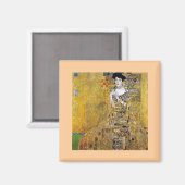 アデル・ブロッホ・バウアーのグスタフクリムトによるポートレート マグネット (正面/裏面)