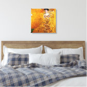 アデル・ブロッホ・バウアーのグスタフクリムトポートレート キャンバスプリント (インサイチュ (寝室))