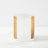 アデル・ブロッホ・バウアーのグスタフクリムトポートレート フロストグラスマグカップ (中央)