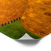 アデル・ブロッホ・バウアーのグスタフクリムトポートレート ポスター (角)