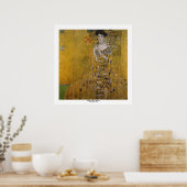 アデル・ブロッホ・バウアー(Adele Bloch Bauer by Gustavクリムト) ポスター (キッチン)