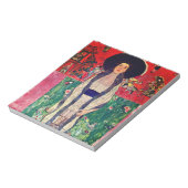 アデル・ブロッホ・バウアーIIのグスタフクリムトポートレート ノートパッド (回転)