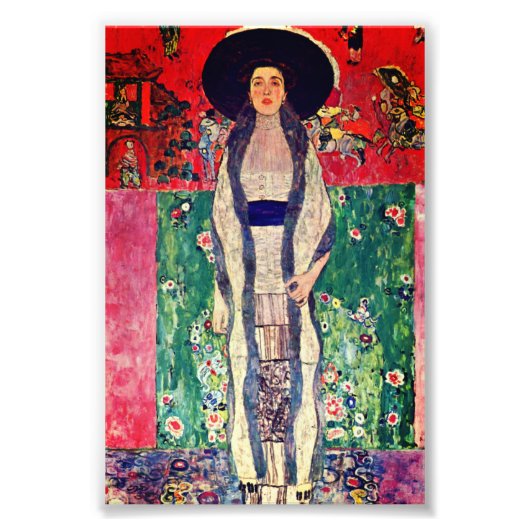 アデル・ブロッホ・バウアーIIのグスタフクリムトポートレート フォトプリント            (正面)