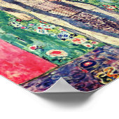 アデル・ブロッホ・バウアーIIのグスタフクリムトポートレート ポスター (角)