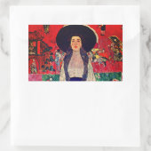 アデル・ブロッホ・バウアーIIのグスタフクリムトポートレート 長方形シール (バッグ)