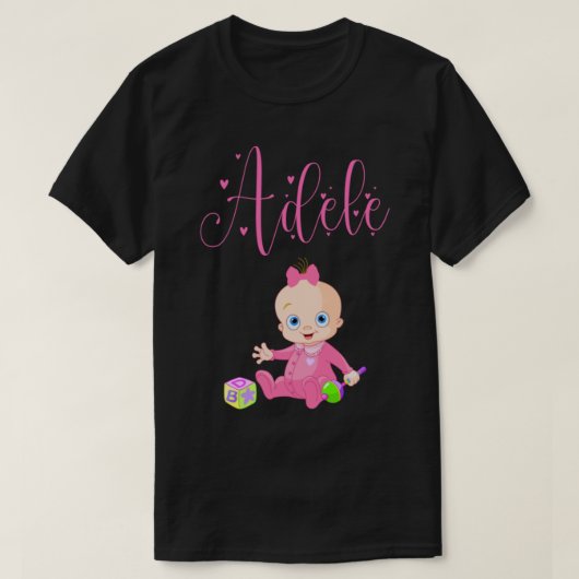 アデレガール名 – Merch 4 Adele Tシャツ (デザイン正面)