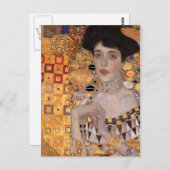 アデレブロッコバウアーポートレート(詳細)グスタフクリムト ポストカード (正面/裏面)