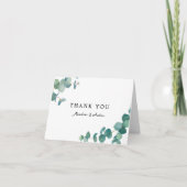 アデレーデ結婚のユーカリありがとう サンキューカード (正面)
