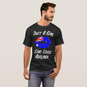 アデレードの唇の口の愛オーストラリアの旗 Tシャツ (正面フル)