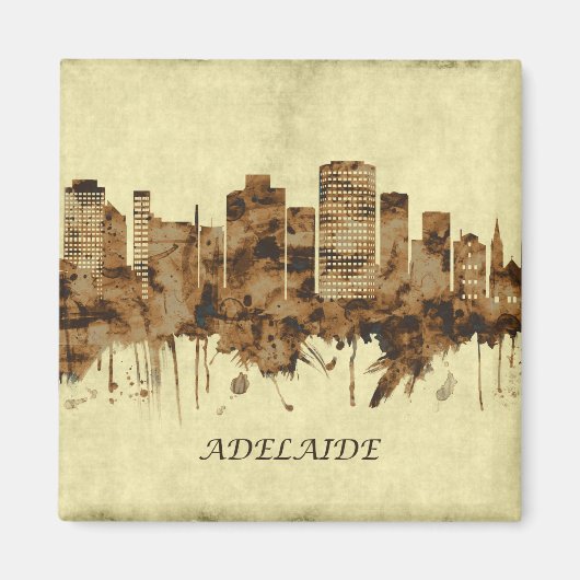 アデレードオーストラリアの街並み マグネット (正面)