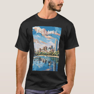 アデレードオーストラリア旅行芸術ヴィンテージ Tシャツ