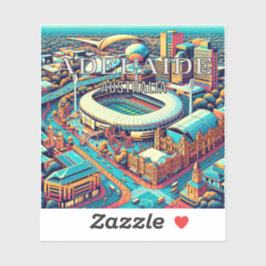アデレードオーストラリア3インチビニールステッカー シール